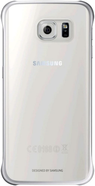Samsung EF-QG925BSEGWW Clear Cover Back Cover for Samsung Galaxy S6 Edge silver