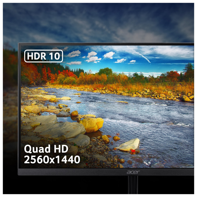 Acer SA322QUE 32" IPS Quad HD 100Hz 1ms HDR10 Ultra Thin Monitor with Speakers