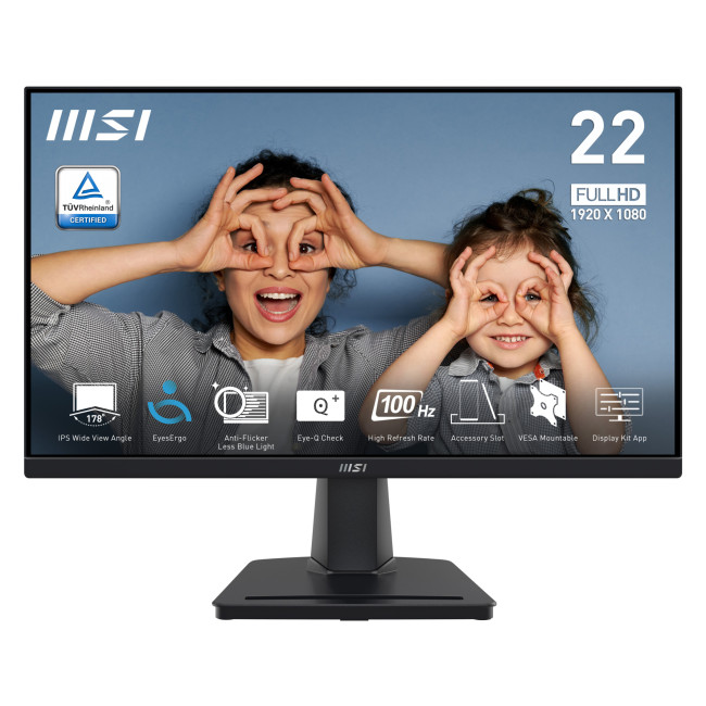 MSI PRO MP225V 21.5" VA Full HD 100Hz Business Monitor