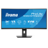 iiyama Prolite XCB3497WQSNP-B1 34" Curved UWQHD USB-C 95W RJ45 Height Adjust Docking Monitor
