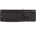 Logitech K120 QWERTY Corded Keyboard Black - 920-002501