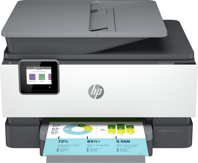Refurbished HP OfficeJet Pro 9019e All-in-One Wireless Inkjet Printer 1200 x 1200 DPI - NO INK INCLUDED