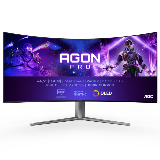 AOC AGON PRO AG456UCZD 45 inch Freesync curved gaming monitor