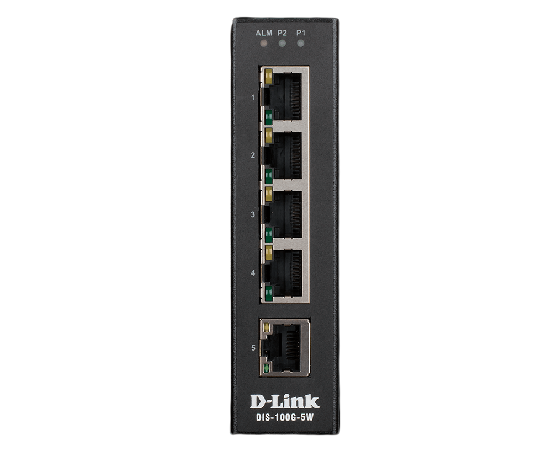 D-Link DIS100G5W Unmanaged L2 Gigabit Ethernet (10/100/1000) Black