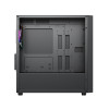 Vida Lucid Micro-ATX Tower Tempered Glass Gaming PC Case - Black