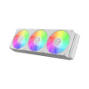 GAMDIAS AURA GL360 V2 White 360mm RGB All-in-One Liquid Cooler