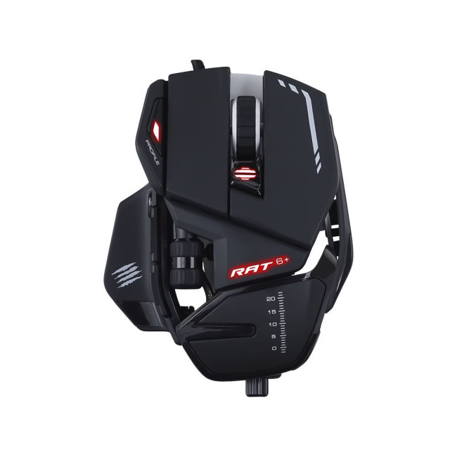 Mad Catz rat 6+ Optical USB Gaming Mouse - Black
