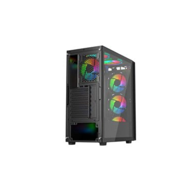 Vida Sirocco V2 Black Mid Tower ATX PC Case