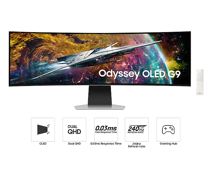 Samsung Odyssey OLED G9 240Hz OLED Gaming Monitor