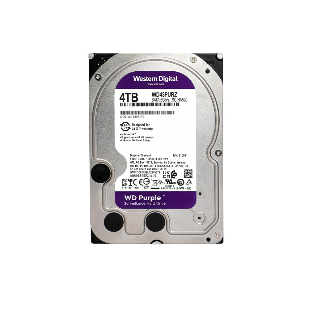 WD Purple 4TB WD43PURZ 5400RPM 3.5