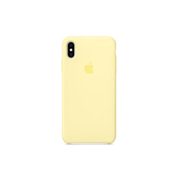 Refurbished Apple iPhone XS Max Smartphone Silicone Case - Mellow Yellow - MUJR2ZM/A