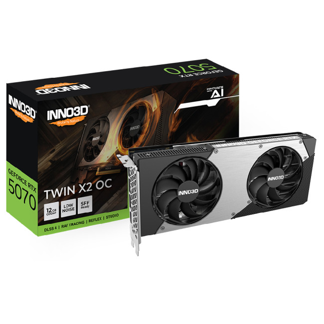 Inno3D Geforce RTX 5070 TWIN X2 12GB OC Graphics Card