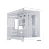 1st Player UV6 Tempered Glass Micro ATX Gaming Case - White