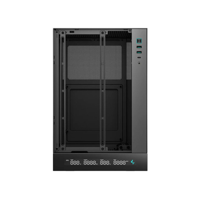 DeepCool CH170 Digital SFF Mini-ITX Gaming PC Case - Black