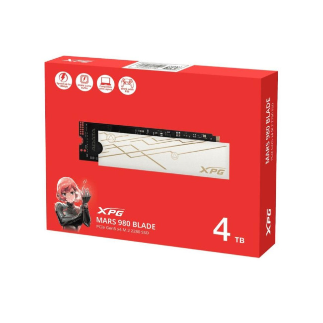 Adata XPG MARS 980 Blade 4TB M.2 2280 NVMe PCIe 5.0 SSD