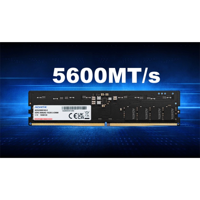 ADATA Premier AD5U560016G-S 16GB (1 x 16GB) 5600 MHz DDR5 Desktop Memory