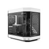 HYTE Y60 Mid Tower Panoramic Tempered Glass Gaming Case - Black and White