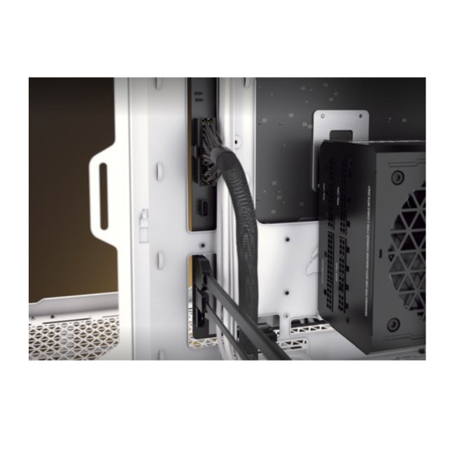 Corsair 2500D Airflow Tempered Glass Mid Tower Gaming PC Case - White