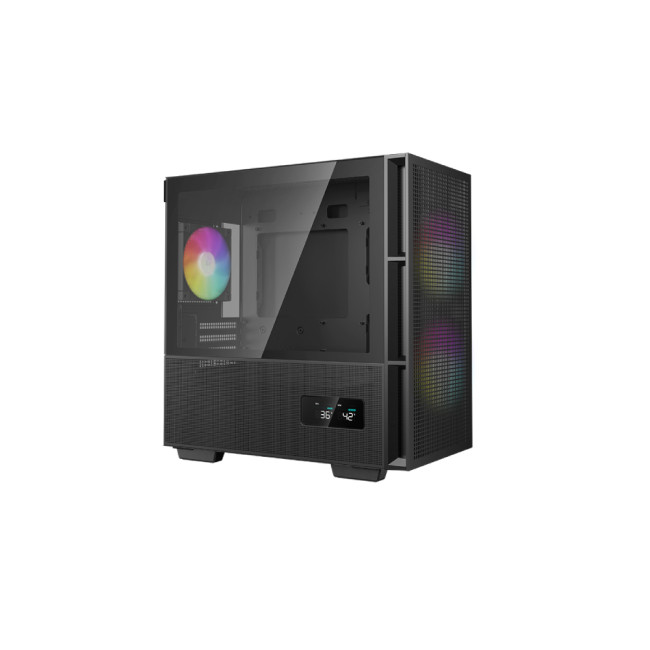 DeepCool CH360 DIGITAL Micro ATX Tempered Glass Gaming PC Case