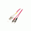 M-CAB 3 m LWL Fibre optic Duplex Jumper LC/ST 50/125 Micron Patch Cable OM4 LSZH