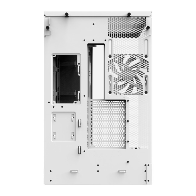 NZXT H9 Flow (2025) Tempered Glass Dual Chamber Mid Tower PC Case - White