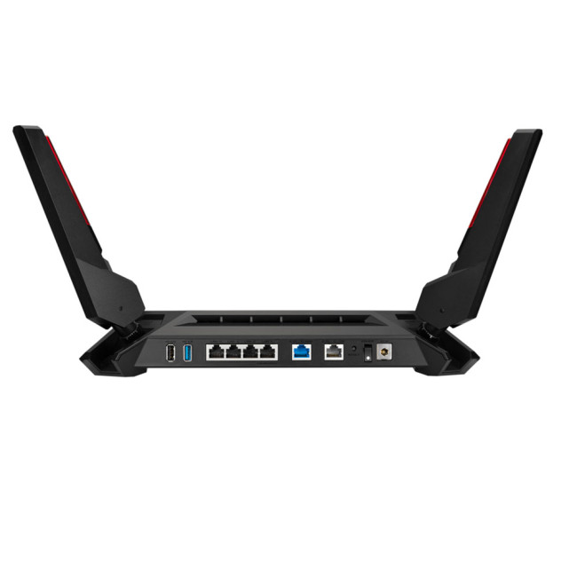 ASUS (GT-AX6000) ROG Rapture AX6000 Dual Band Gaming Router 2x 2.5G LAN WAN Aggregation RGB AiMesh - 90IG0780-MU9B00