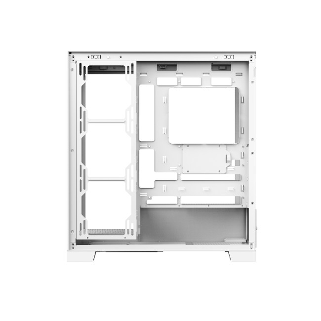 CiT Pro Diamond XR Tempered Glass Mid Tower Gaming PC Case - White