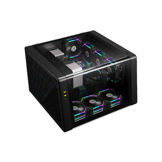 Gamdias NESO P1 PRO Tempered Glass Full Tower Gaming PC Case - Black