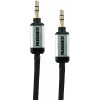 Gecko Gear GG100064 Rugged Sound Wire 3.5 To 3.5 (1m) Cable Round - Black