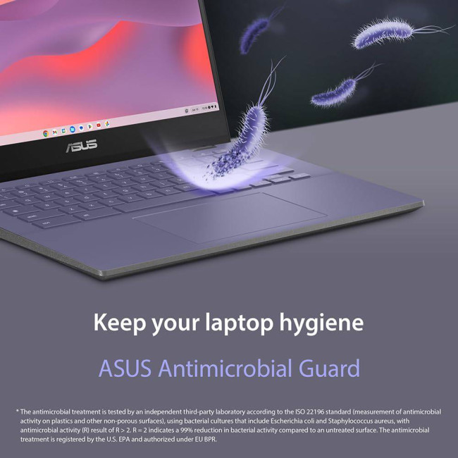 Refurbished ASUS Chromebook CM1402CM2A MediaTek Kompanio 520 4GB RAM 128GB eMMC 14" Chrome OS Laptop