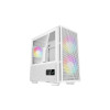 DeepCool CH360 DIGITAL WH Micro ATX Tempered Glass Gaming PC Case - White
