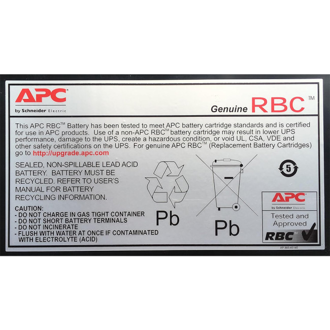 APC RBC18 UPS battery Sealed Lead Acid (VRLA)
