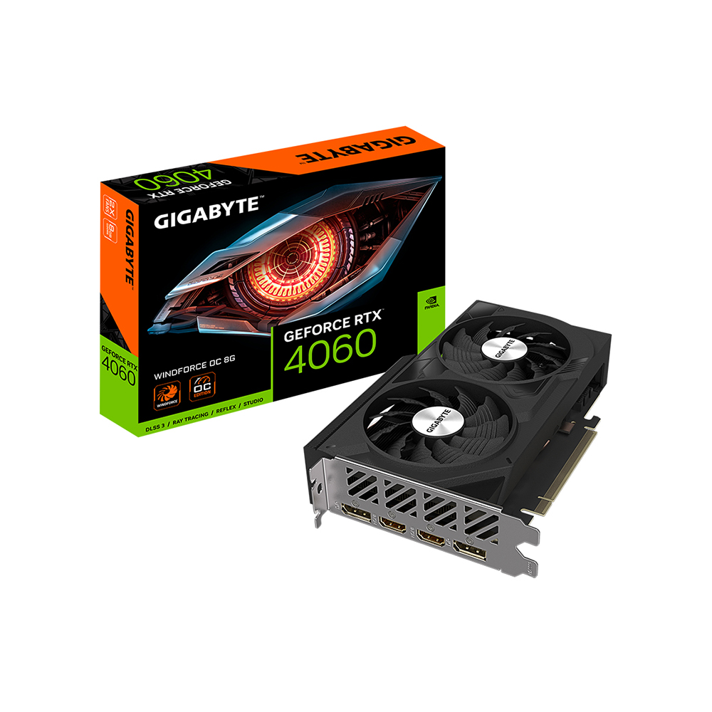 GIGABYTE 4060 グラフィックボード 6GB GIGABYTE GeForce RTX 4060 GV-N4060WF2OC-8GD Graphics Card