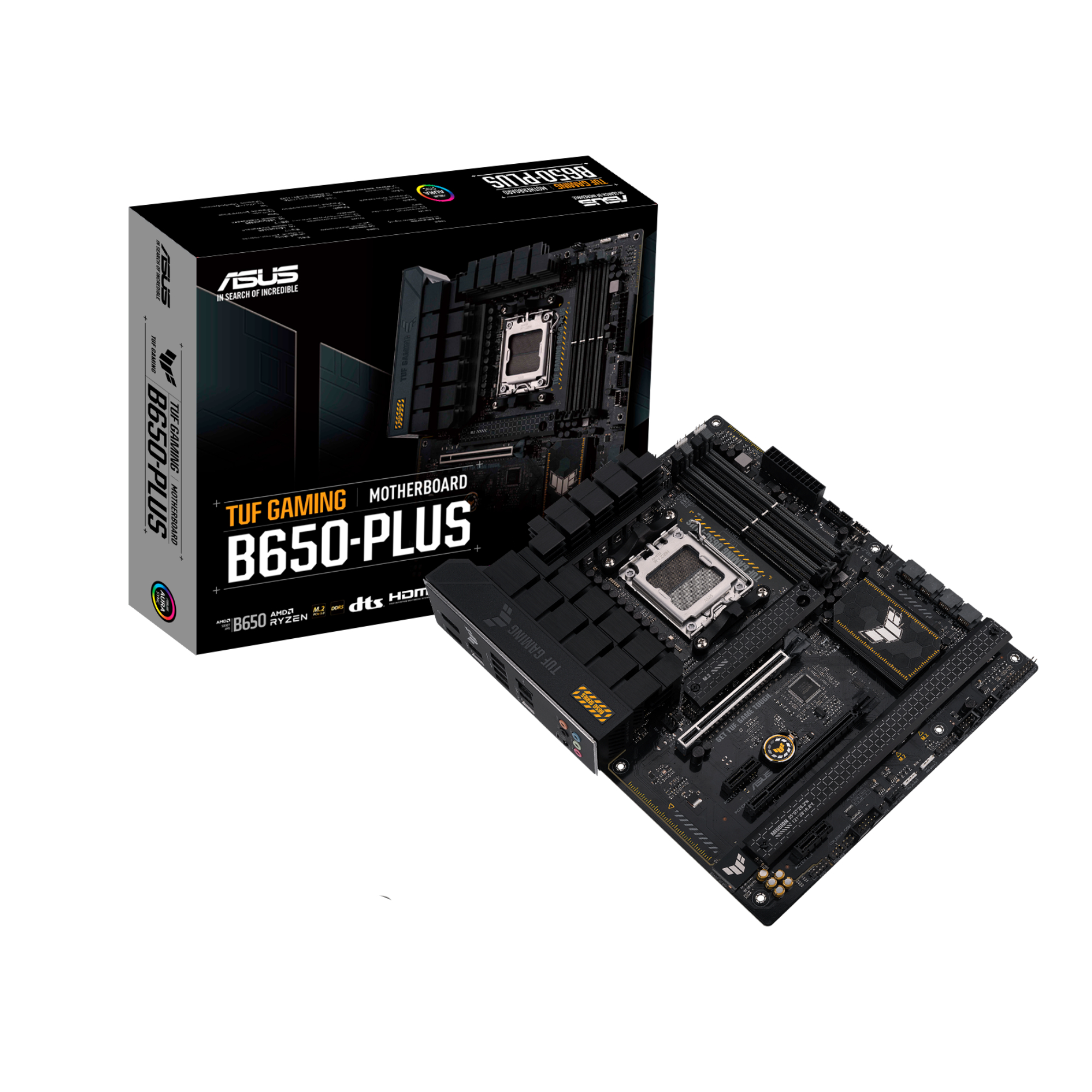 ASUS TUF Gaming B650-PLUS AMD B650 Socket AM5 ATX Motherboard PCIe 5.0 - 90MB1BY0-M0EAY0
