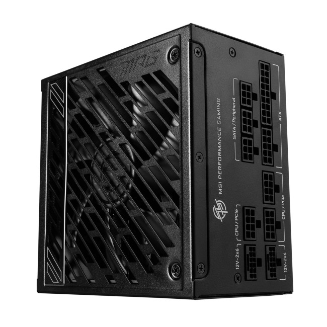 MSI MPG A1000GS PCIE5 1000W Gold ATX 3.1 Fully Modular PSU Power Supply