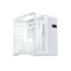 1st Player RT5 WH Tempared Glass Micro Tower Gaming PC Case - White