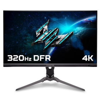 Acer Predator XB323QKV4 31.5" 4K Ultra HD 320Hz 0.5ms HDR10 Height Adjustable Gaming Monitor with Speakers