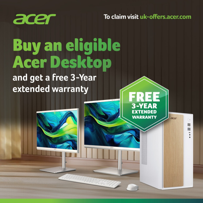 Acer Aspire C27-A Intel Core i7-1355U 8GB RAM 1TB SSD 27" Full HD Windows 11 Home All-in-One Desktop PC