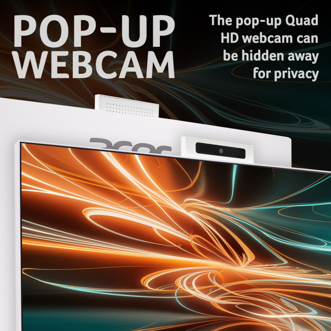 Acer Aspire C27-A Intel Core i7-1355U 8GB RAM 1TB SSD 27" Full HD Windows 11 Home All-in-One Desktop PC