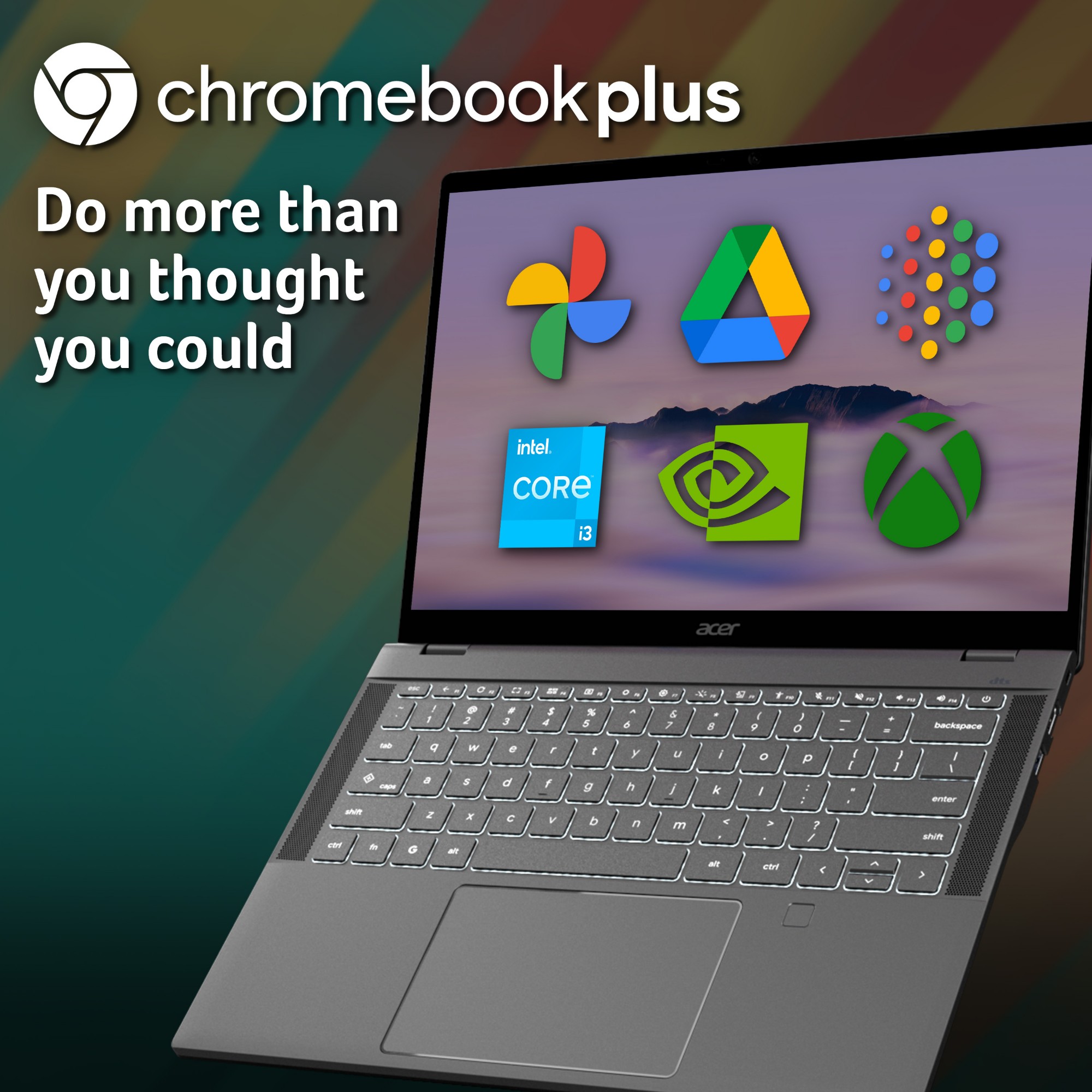 Acer Chromebook Plus 514 i3/8GB/256GB Business Laptop