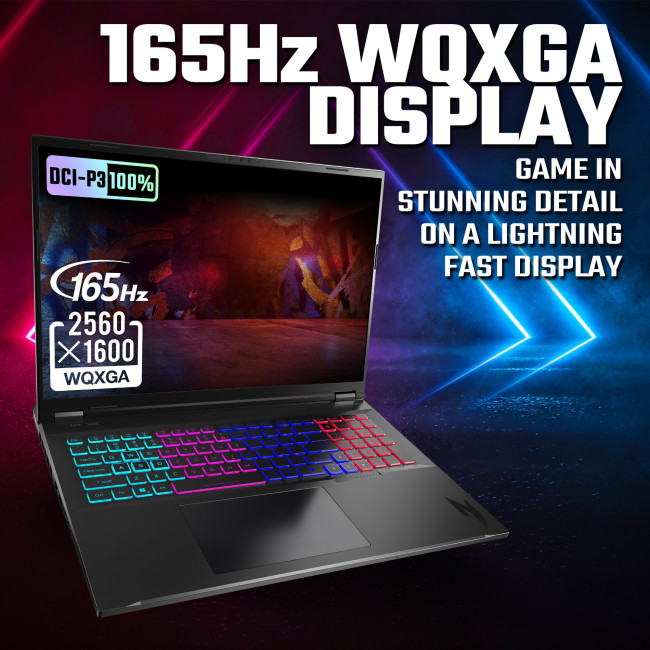 Acer Nitro 18 AI AN18-61 NH.QYEEK.001 AMD Ryzen AI 9 365 32GB RAM 2TB SSD RTX 5070Ti 18" WQXGA Windows 11 Home Gaming Laptop