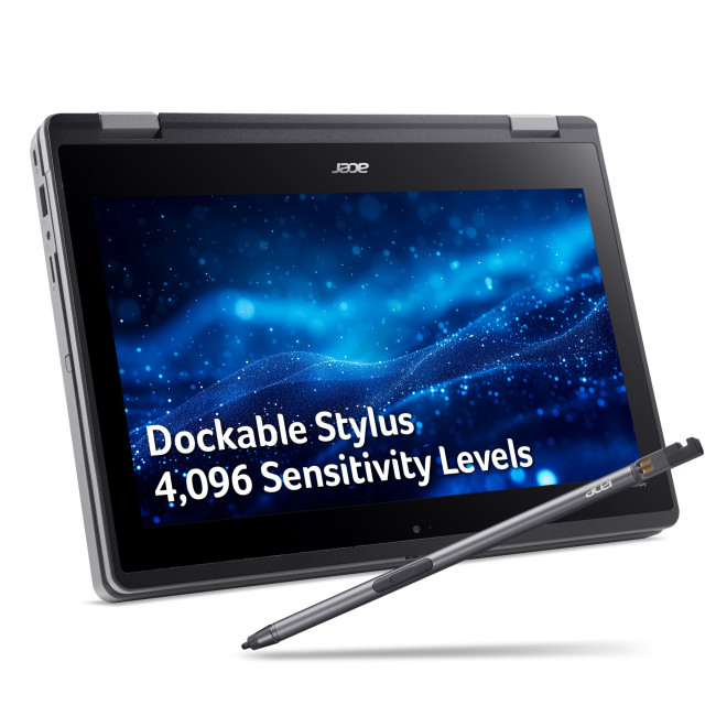 Acer TravelMate Spin B3 Spin TMB311RN-33 Intel N100 8GB RAM 128GB UFS 11.6" Touchscreen Windows 11 Pro Education 2-in1 Laptop
