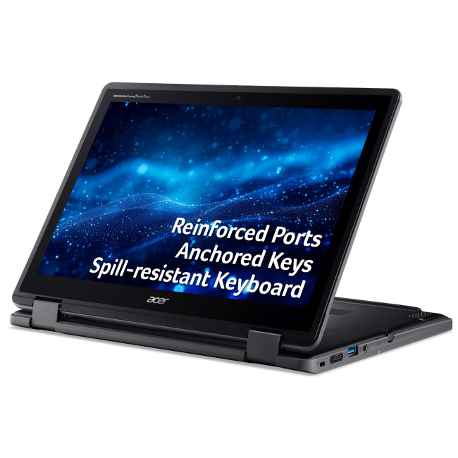 Acer TravelMate Spin B3 TMB312RN-31 N250 8GB/256GB W11P EDU Intel&#174; N 31 cm 12.2" Touchscreen WUXGA RAM SSD Windows 11 Pro Education Laptop