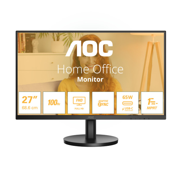 AOC Basic-Line 27B3CA2 27" 1920 x 1080 Full HD IPS LED 100 Hz 1 ms Flat Monitor
