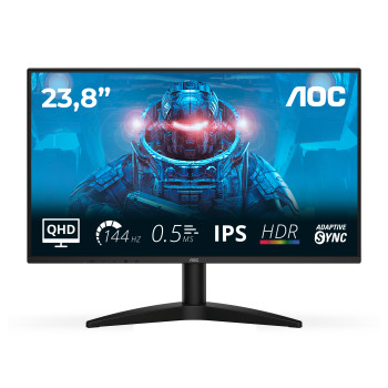 AOC B3 Q24B36X 23.8" Quad HD IPS 144Hz 0.5ms HDR10 Adaptive Sync Gaming Monitor