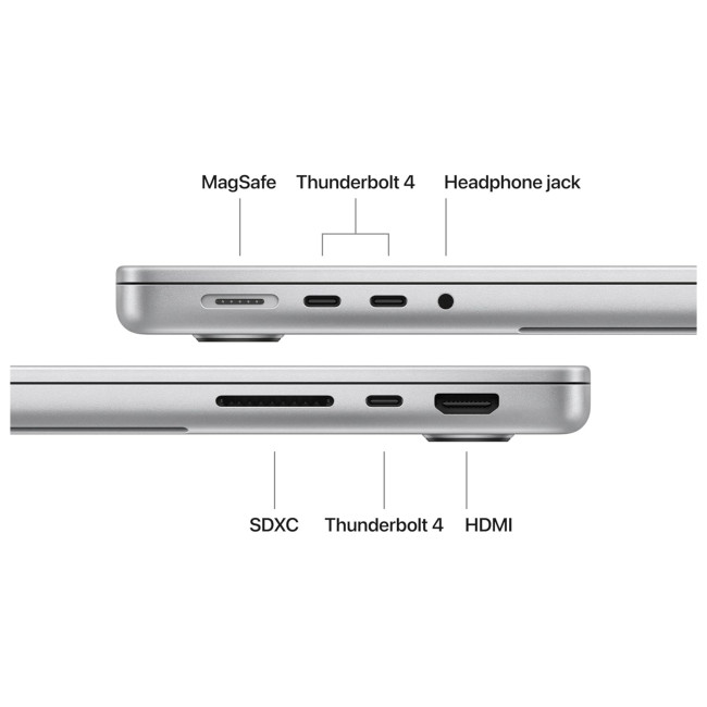 Apple MacBook Pro 14.2" M5 chip with 10core CPU and 10core GPU 16GB 1TB SSD - Silver