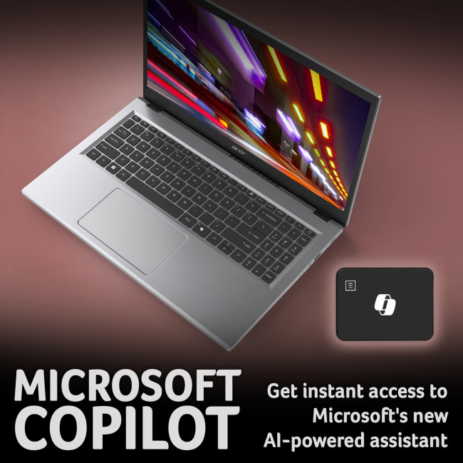 Aspire Go AG15-21P-R36M AMD Ryzen 3 7320U 8GB RAM 256GB SSD 15.6" Full HD Windows 11 Home Laptop