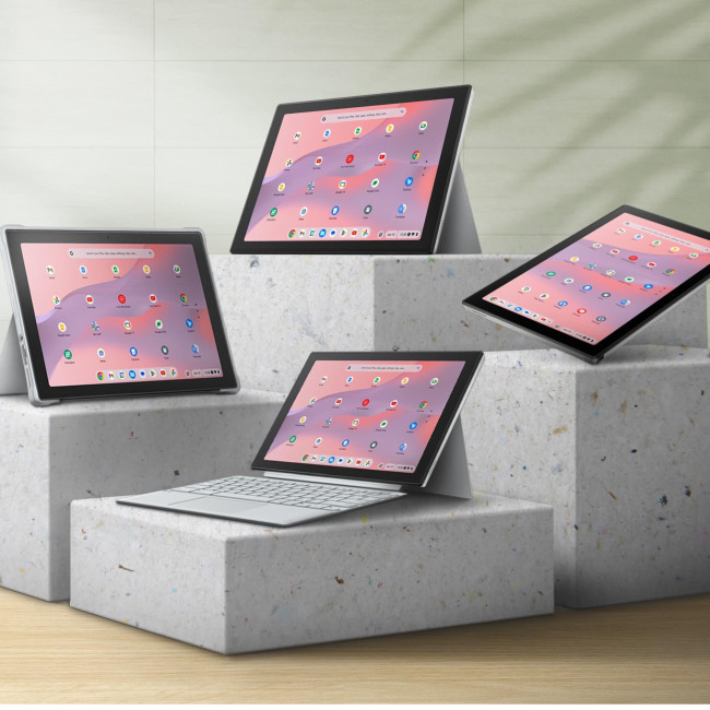 ASUS Chromebook Detachable CL30 CL3001DM2A R70337 MediaTek Kompanio 520 4GB RAM 64GB eMMC 10.5" WUXGA ChromeOS 2-in-1 Laptop