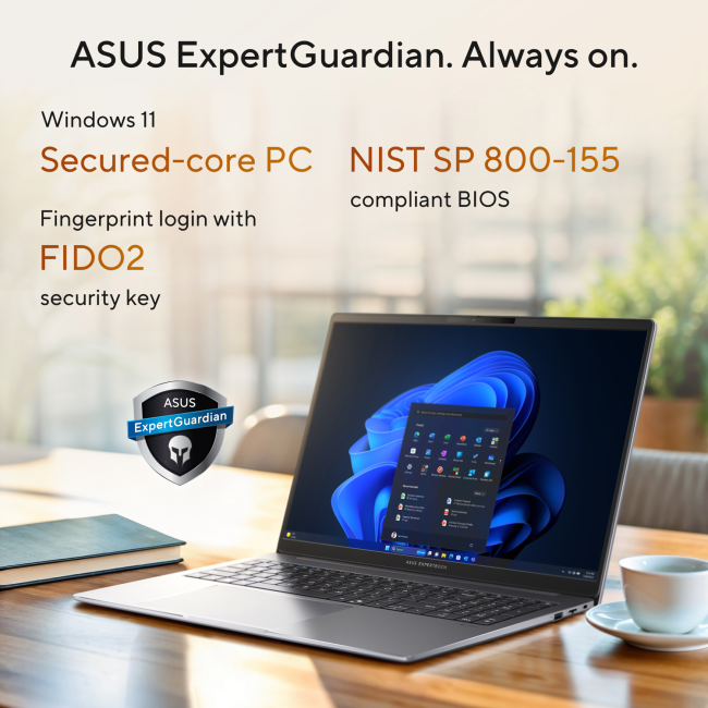 ASUS ExpertBook P3 PM3606CK-R731X Copilot+ AMD Ryzen AI 7 350 32GB RAM 1TB SSD 16" WUXGA Windows 11 Pro Laptop