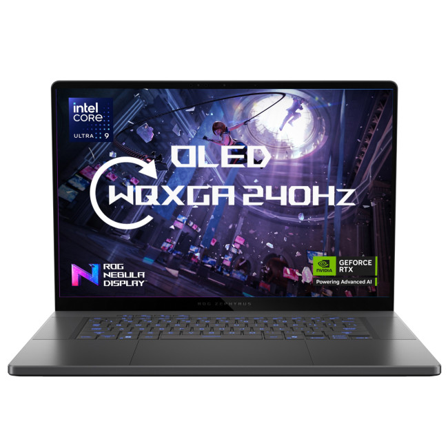 ASUS ROG Zephyrus G16 GU605CW-QR087W Intel Core Ultra 9 285H 32GB RAM 2TB SSD RTX 5080 16" 2.5K WQXGA OLED 240Hz Windows 11 Home Gaming Laptop